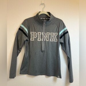Victoria's Secret PINK Gray Pullover‎ Size Large
